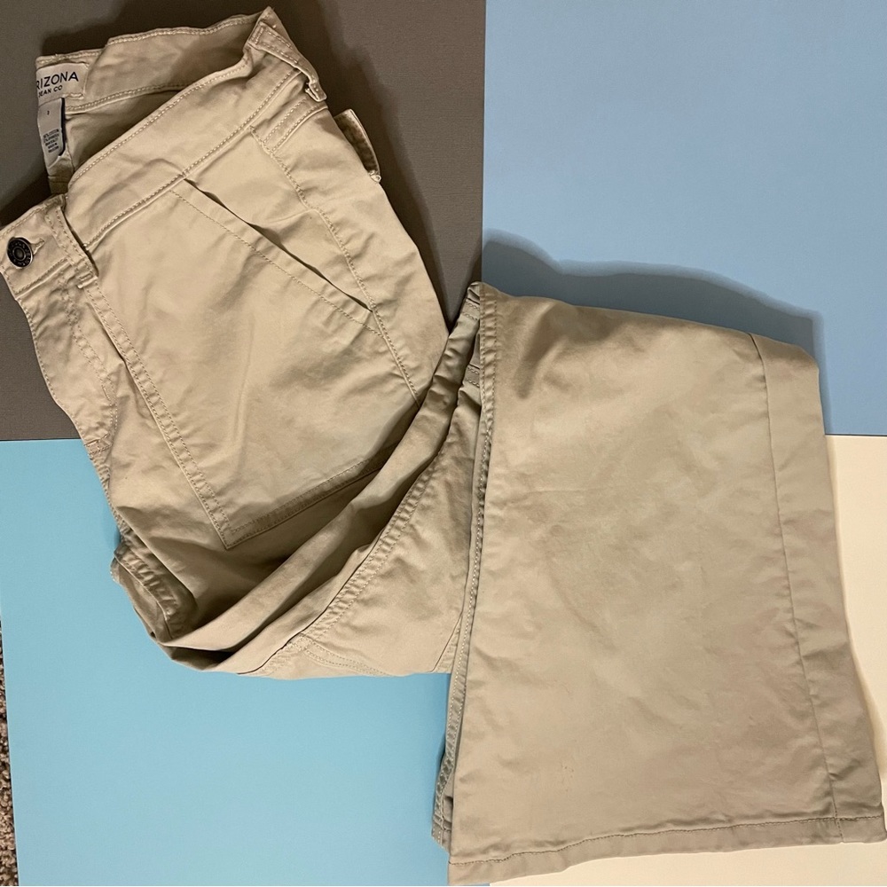 Low Rise Flare Cargo Pants